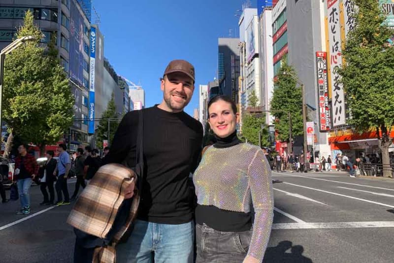 What is the best tourist attraction selected by a Spanish couple who visited various parts of Japan?