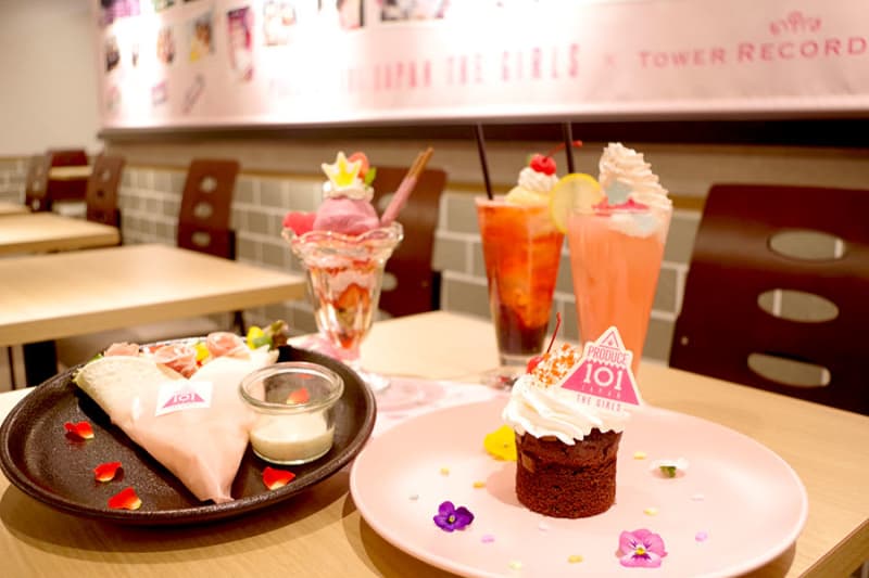 “Japan Girls” cafe at Osaka Station, supporting fans with collaborative food