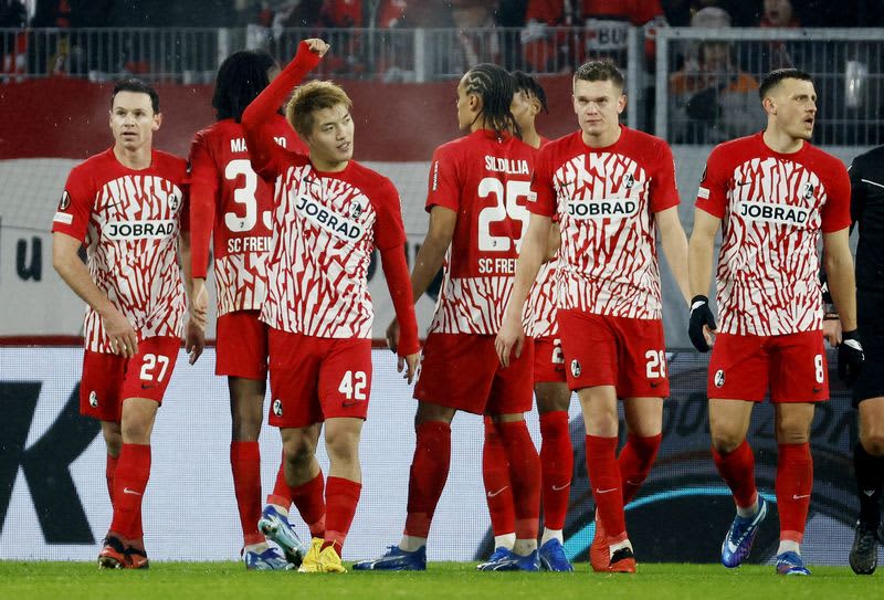 サッカー＝堂安が1ゴール1アシスト、フライブルク決勝Ｔへ　ＥＬ