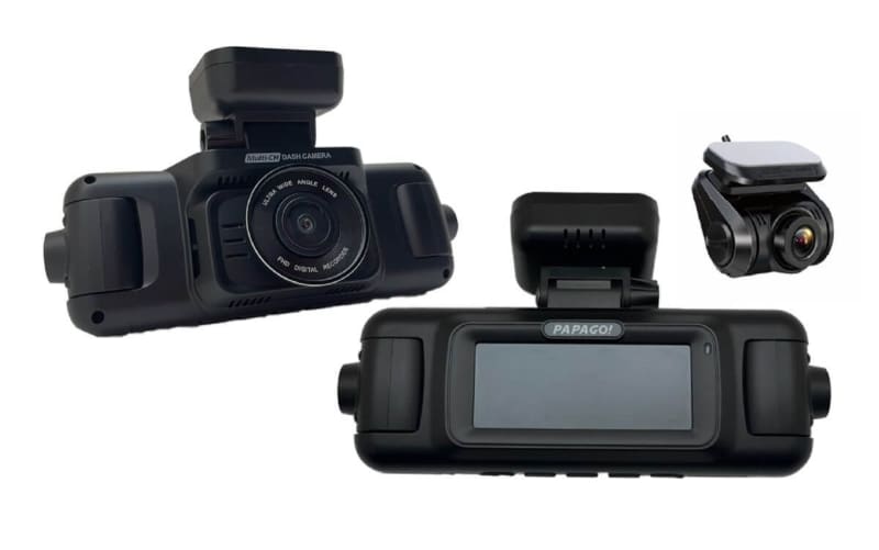 Papago Japan's "GoSafe 4G" drive recorder with "640 cameras" that records front, rear, left, and right separately