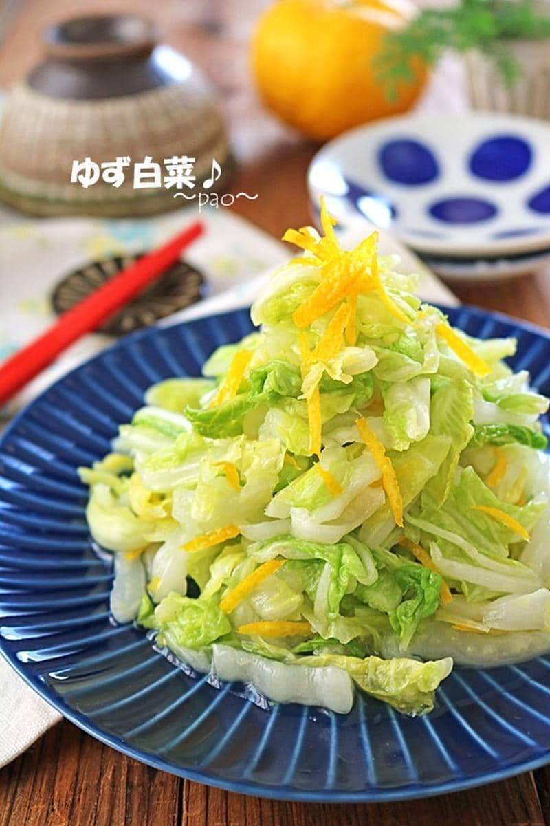 1/4 cup of Chinese cabbage♪ Pao's easy-to-make side dish recipe