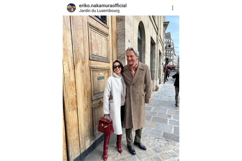 Are you shocked at your husband who makes strange faces?Eriko Nakamura's holiday with her family and friends was said to be "nice"