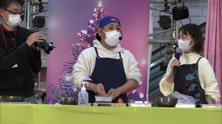 Culinary expert Ryuuta Kijima teaches an "eco-recipe" that even uses the skin of Aomori apples - Eat and Health Fair
