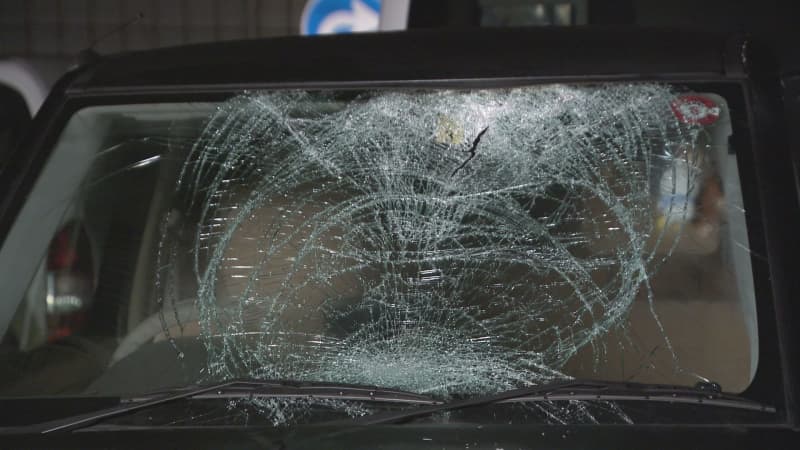A woman in her teens is in critical condition after being hit by a light vehicle while crossing the road on her bicycle, Ichinomiya City, Aichi Prefecture