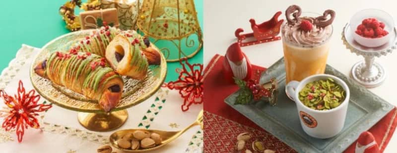 Saint Marc's limited menu is so cute ♡ They have gorgeous chocolates and drinks perfect for Christmas.