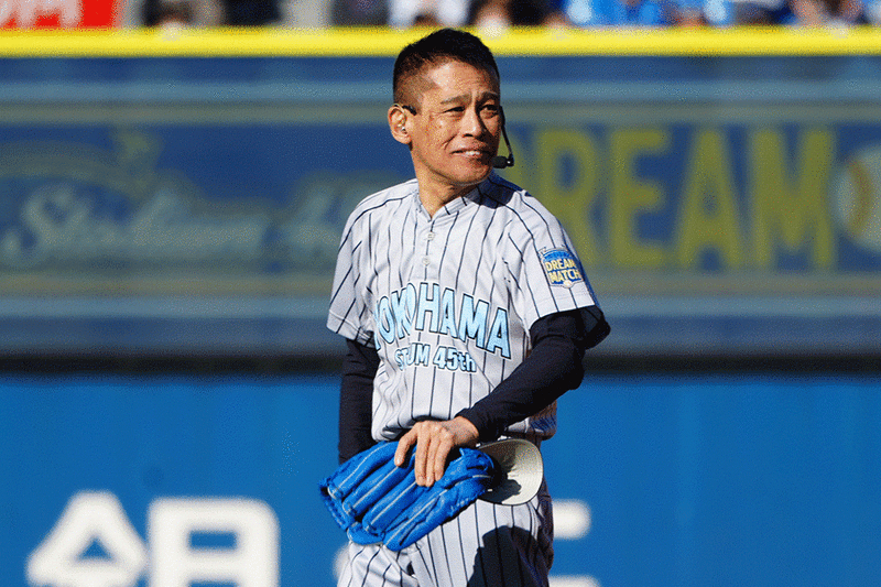 柳沢慎吾さん、抱腹絶倒の“30分始球式”　松坂大輔氏がサプライズ投球…本人は投げず