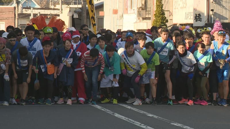 群馬・中之条町で４年ぶりに開催　5時間走るリレーマラソン
