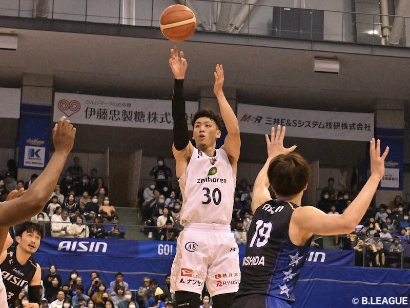 Keita Imamura hits a series of clutch shots... Ryukyu defeats Mikawa in overtime due to strong pursuit in the 4th quarter