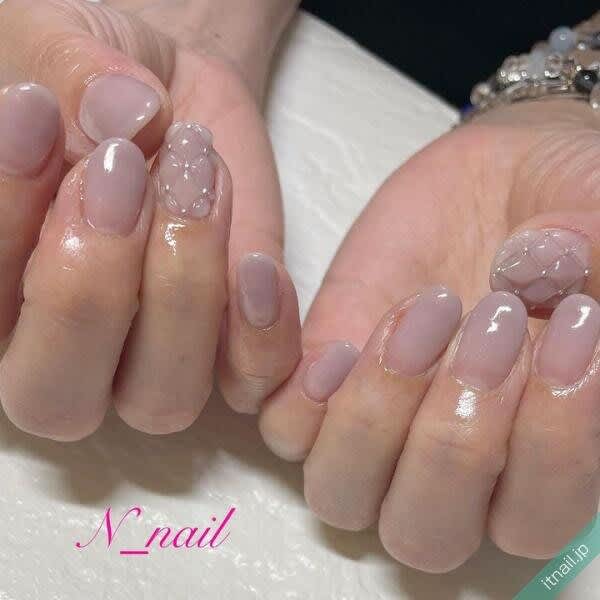Collection of mature and cute "quilted nails" ♡ This is a design that is easy to get used to!