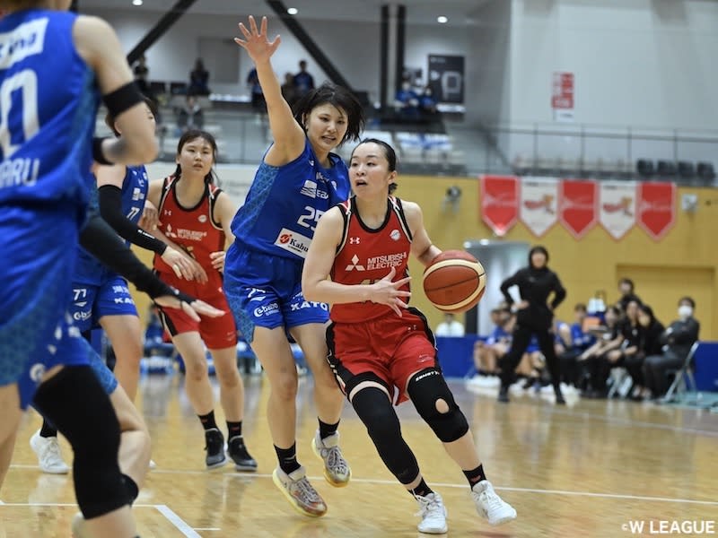 Mitsubishi Electric and Tokyo Haneda are tied at 1 win and 1 loss...Toyota Motors wins 14 straight games without any problems/W League Round 7