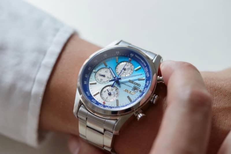 Seiko and ANA collaboration watch inspired by Boeing 787, limited edition of 395 pieces