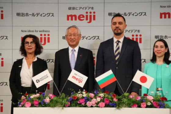 Meiji Holdings Co., Ltd. and Meiji Co., Ltd. announced the results of their lactic acid bacteria research in Tokyo and held “Meiji Bulgaria Yogurt”...