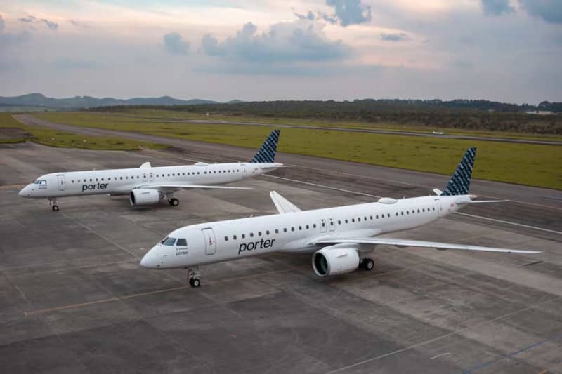 Porter Airlines orders 195 more Embraer E2-E25s