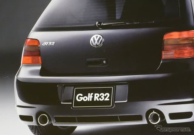 The catalog of VW's hottest "R series", its origin "R32", was surprisingly cool