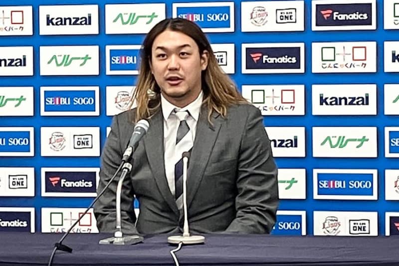 Seibu's Mitsunari Takahashi signs for 8500 million yen, an increase of 2.6 million yen; major challenge "conveys his feelings"