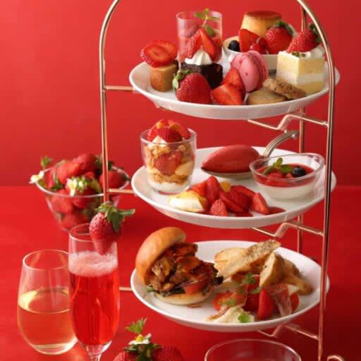 [Kihachi] Afternoon tea made with luxurious Amaou strawberries is now available ♡