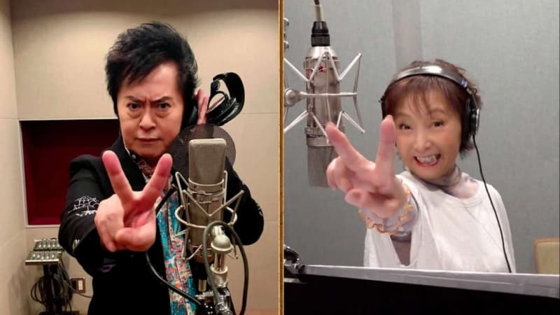 On the first anniversary of the death of the king of anime songs, Ichiro Mizuki, a new duet song with his ally Mitsuko Horie will be released