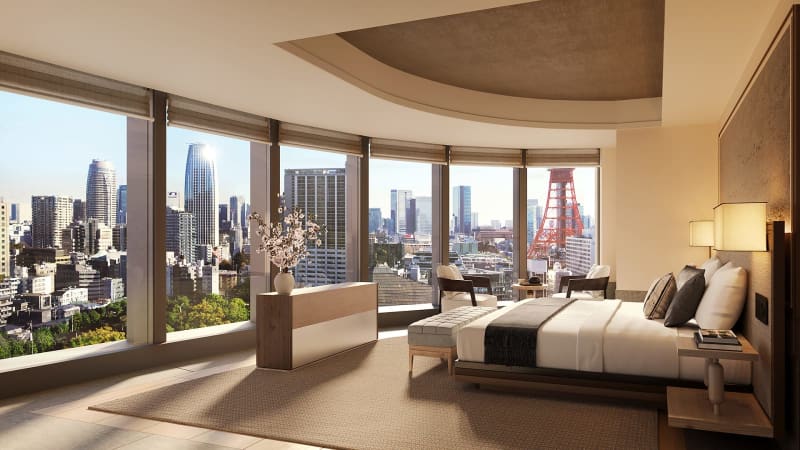 麻布台ヒルズの「ジャヌ東京」2024年3月開業、宿泊予約スタート。284平米のスイート含む全122室