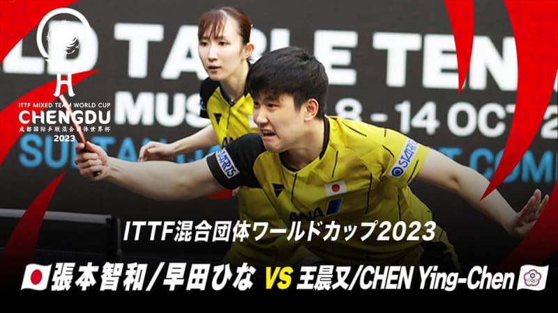 【第1試合】張本智和/早田ひな vs 王晨又/CHEN Ying Chen｜日本 対 台湾｜卓…