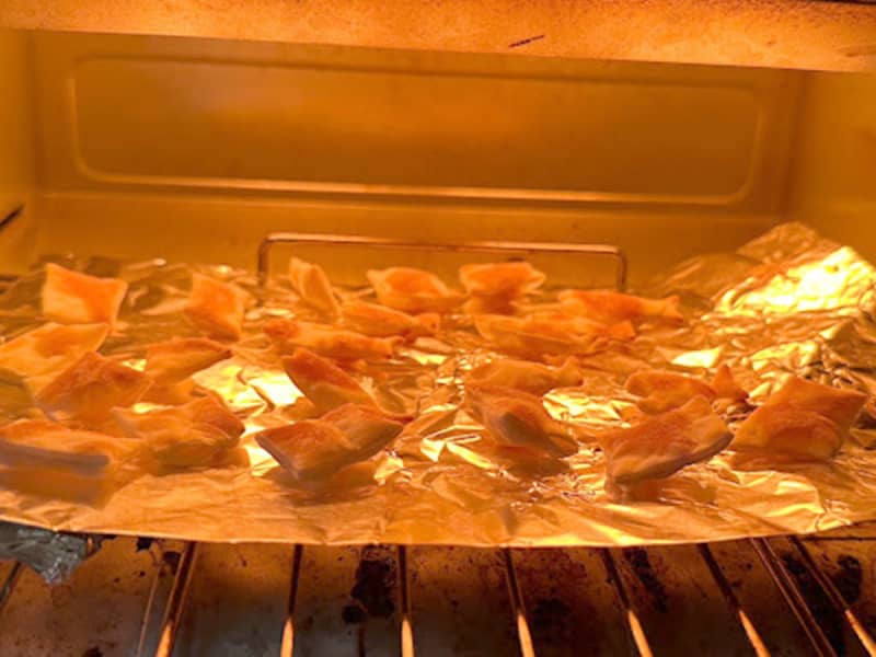 What do you do with leftover gyoza skins?Unexpected uses: ``It's super similar!'' ``It's salty!''