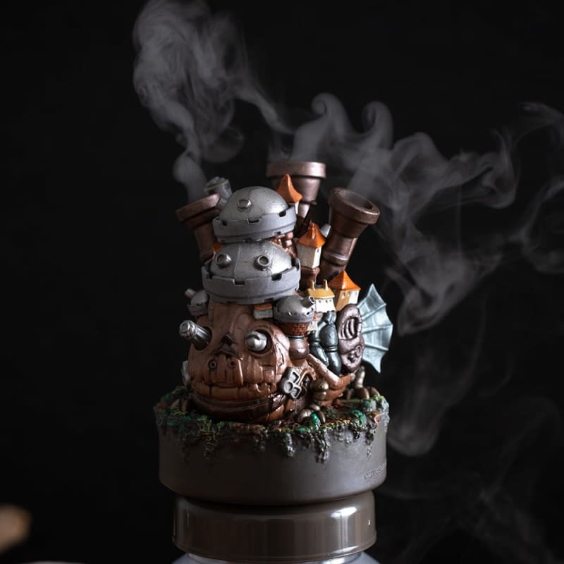 Howl's Castle desktop type USB humidifier from "Howl's Moving Castle" will be released from 12am on December 8th with 10 chimneys...