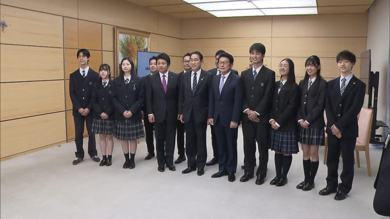 High school students make policy proposals to Prime Minister Kishida, giving advice that is “skillful and easy to understand”