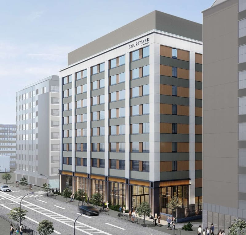 JR Tokai and Marriott plan to open Courtyard by Marriott Kyoto Station in 2026.Hachijo East Exit…