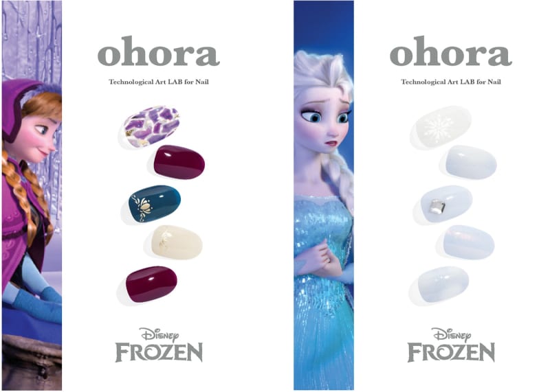 ディズニーストアでアナ雪ネイル発売！　指先にアナとエルサモチーフのデザインがキラリッ