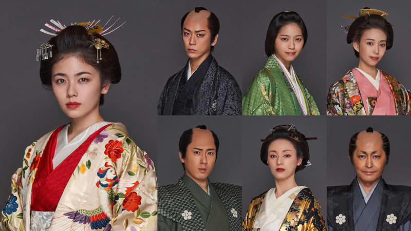 『大奥』小芝風花、亀梨和也、西野七瀬、宮舘涼太らメインキャスト7名の役衣装姿公開