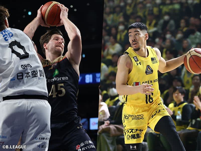 Announcement of the results of "On Fire voting by Basket LIVE"... Jack Cooley and Sei Namizato are all...