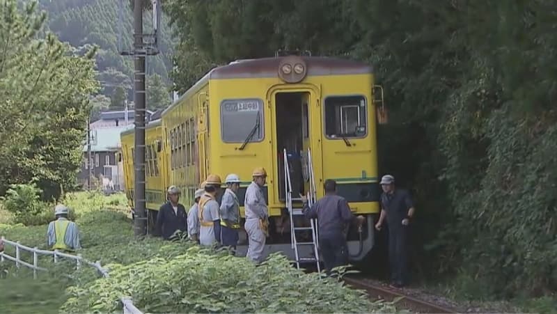 脱線事故のいすみ鉄道 再開見通し立たず 修理必要な場所が想定より多く ｜ チバテレ+プラス