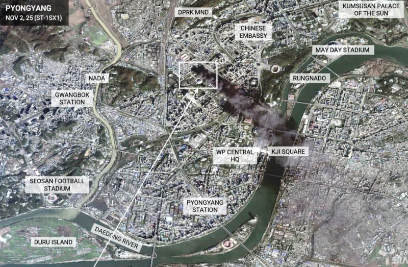 平壌で工場火災か、黒い煙 死傷者不明 | NEWSjp