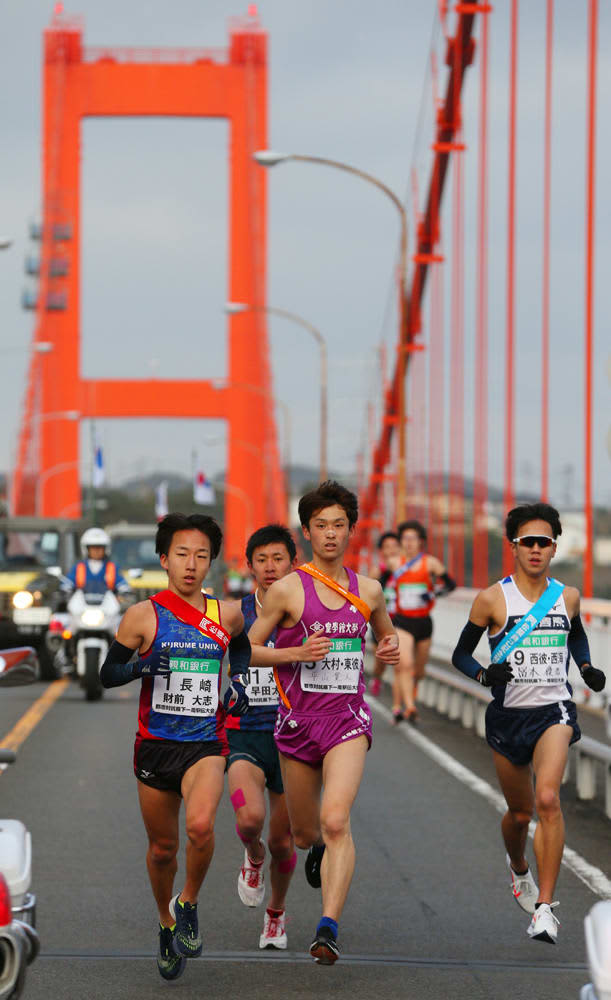 県下一周駅伝 第2日 大村 東彼 首位独走 長崎新聞 19 02 17 08 00 公開