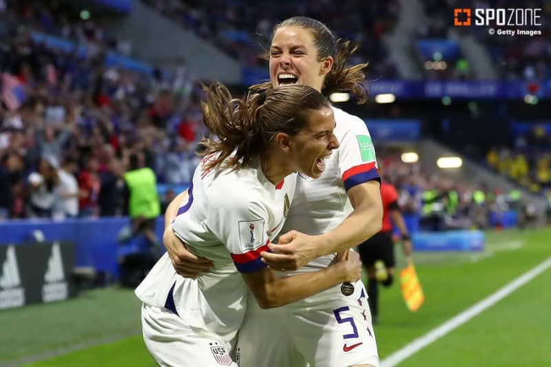 ワールドカップ女子 3試合で18得点挙げたアメリカが首位通過 チリは得失点差で劣り無念のgs敗退 Spozone スポゾーン
