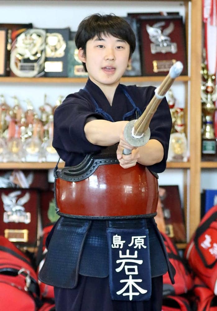 一日一日を大切に 絶対に勝てる大将でいたい 剣道 島原 岩本瑚々 信じて前へ 高校のエースたち 7 長崎新聞