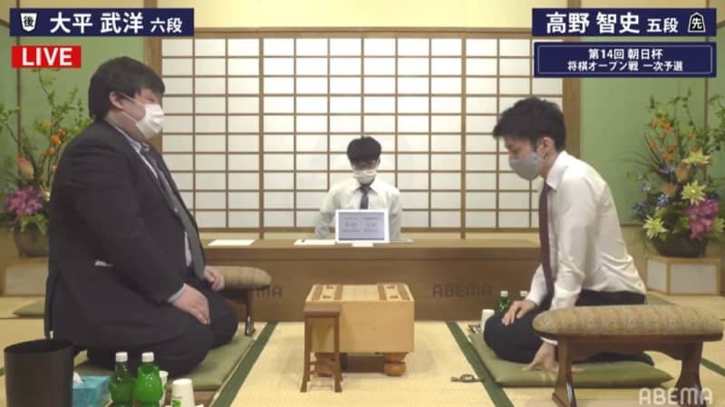 Takehiro Ohira umxth Dan Vs Satoshi Takano umxth Dan Winners Start The Game In The First Qualifying Final Shogi Asahi Cup Portalfield News