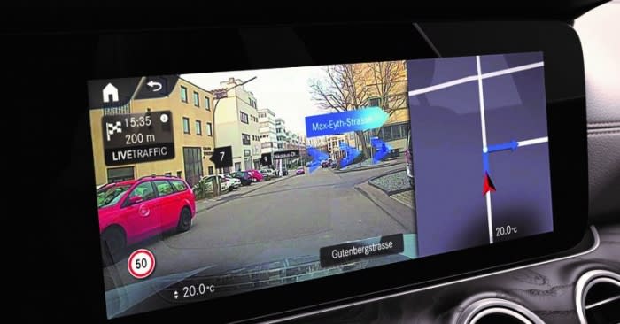 Mercedes Benz E Class Has Been Greatly Improved With Ar Augmented Reality Navigation Portalfield News