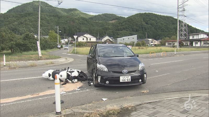 車と衝突 バイクの30代男性が重体 バイクのスピード出しすぎが原因か 山形 上山市 Portalfield News