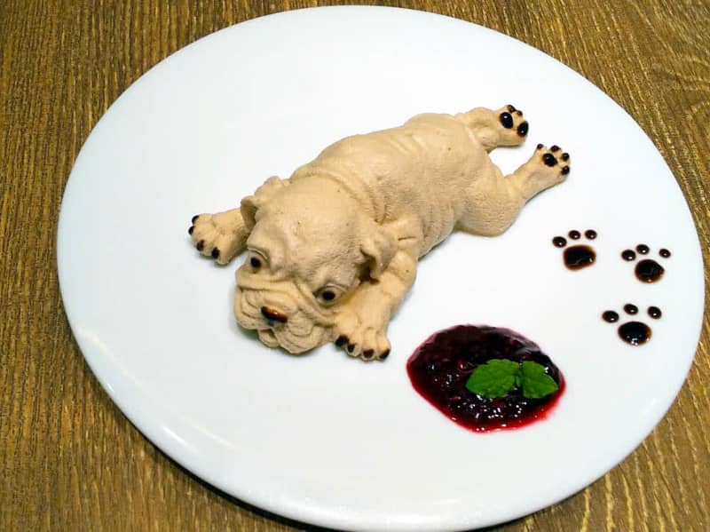 どこから食べればいい 犬の形をしたパンナコッタがリアルすぎる Portalfield News