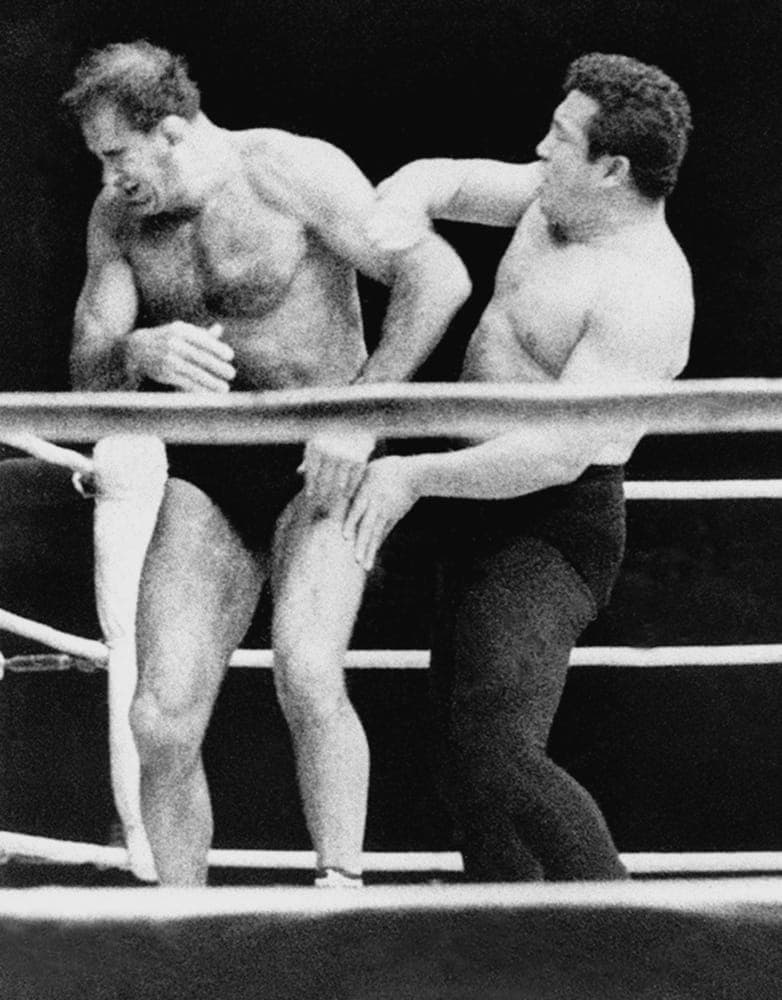 あのころ 岩石落とし に挑戦 力道山vsルー テーズ 共同通信