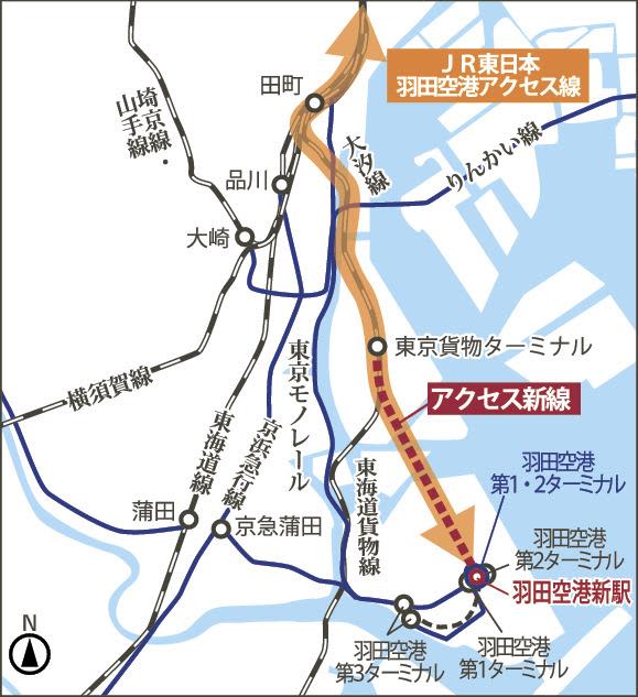 Jr East Haneda Airport Access Line Development Ministry Of Land Infrastructure Transport And Tourism Begins Business Approval And Detailed Design Portalfield News