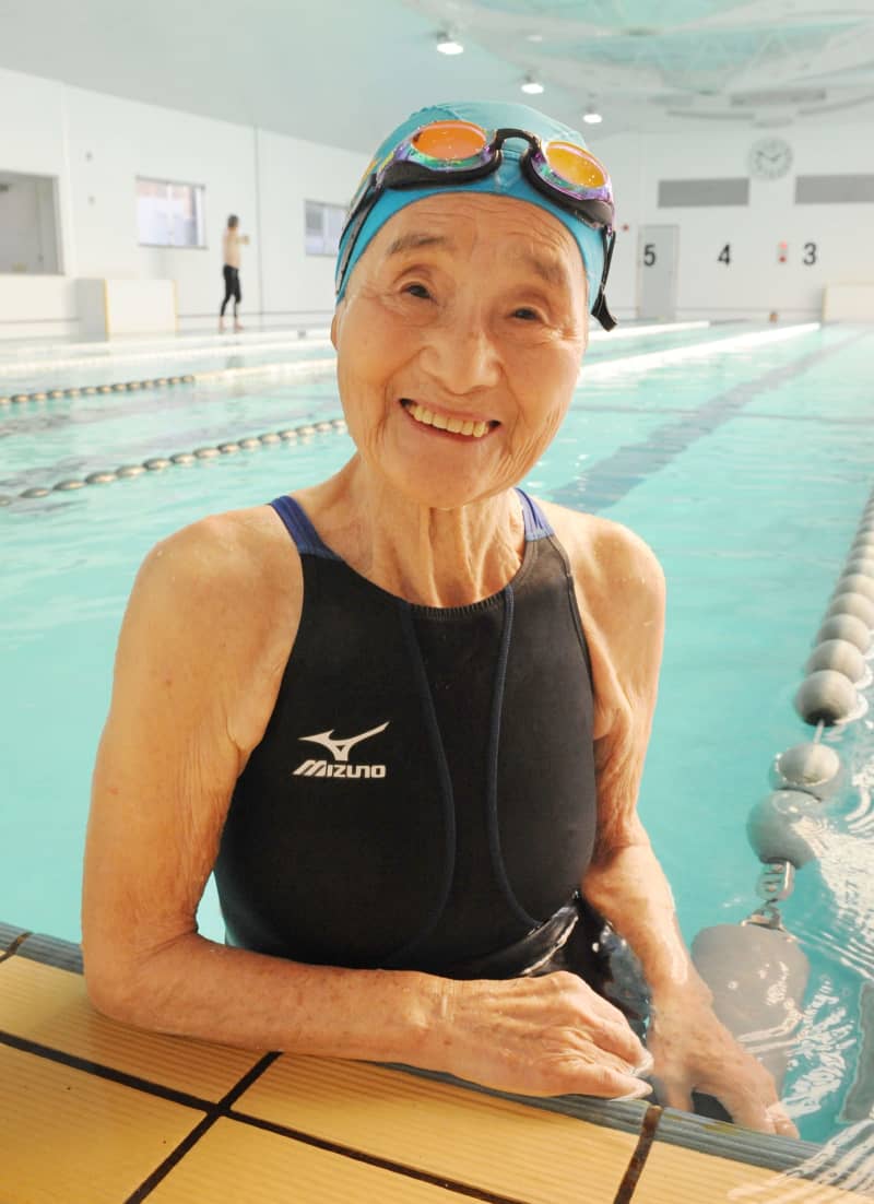 水泳の長岡三重子さんが死去 女性最高齢マスターズ記録保持者 共同通信