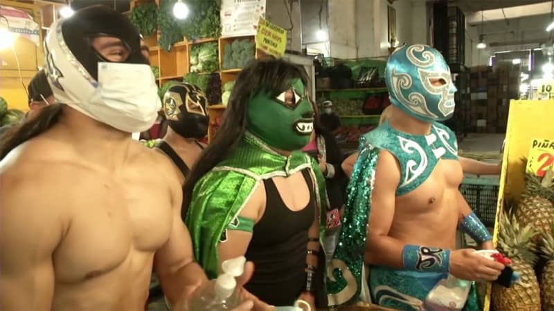 プロレスラーたちがマスク着用呼びかけ メキシコ Portalfield News