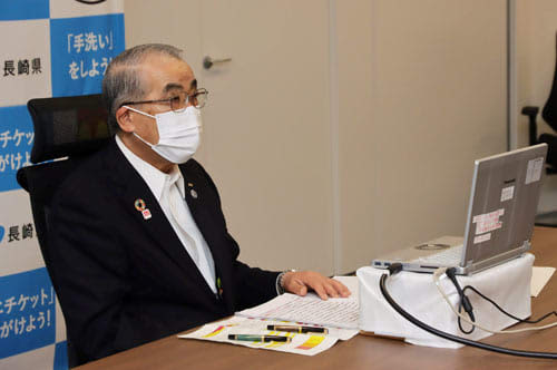 県境またぐ移動自粛を 九州知事会が共同宣言 長崎新聞 2021/05/12 [1000] 公開