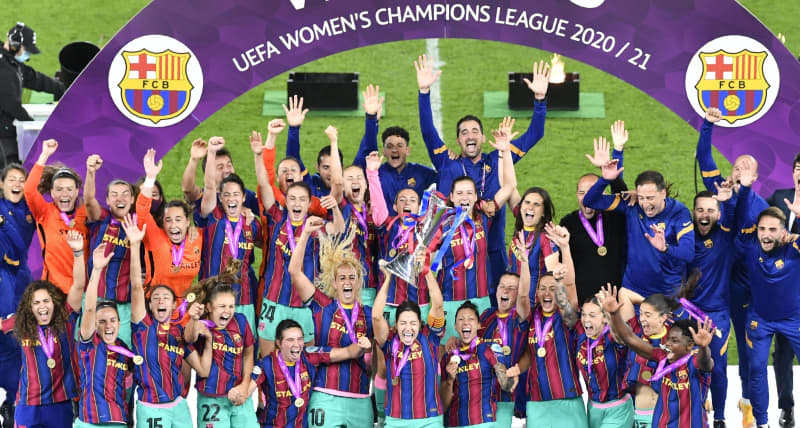 European Cl Barcelona Win First Victory Soccer Girl Chelsea Defeat Portalfield News