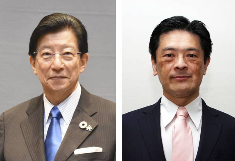 静岡知事選 現新2人が届け出 与野党対決の構図に 共同通信 静岡知事選 現新2人が届け出 与野党対決の構図に 共同通信