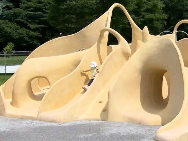 千葉県松戸市 21世紀の森と広場 に巨大遊具 あそびのすみか 出現 チバテレ プラス