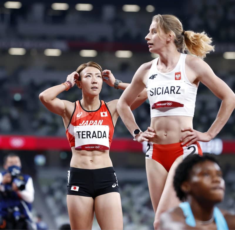 寺田明日香 準決勝で力尽きる 陸上女子100m障害 共同通信