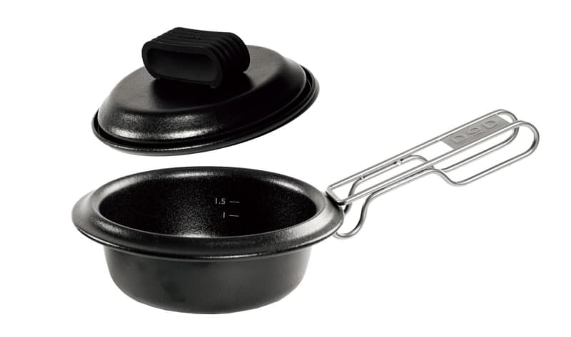 ソロキャン 1 5合サイズで一人鍋も楽しめる ホーロー素材のご飯鍋 Portalfield News