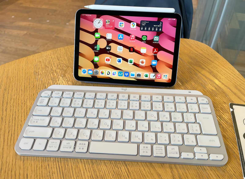 mx keys mini ipad